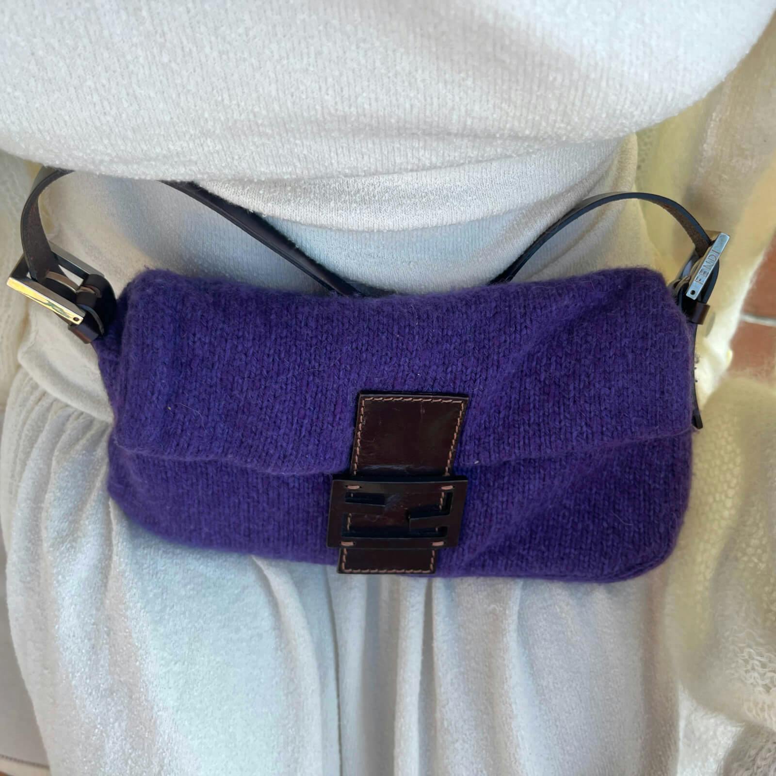 Fendi - Baguette Wool - shoulder bag - summer23