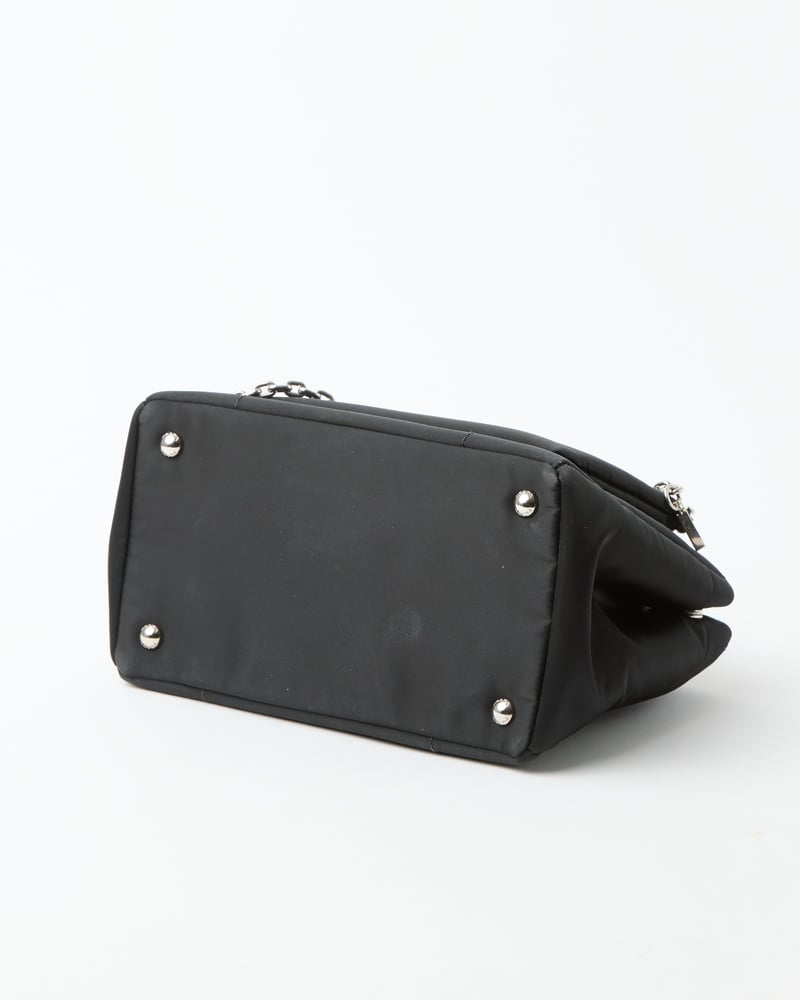 Vintage PRADA Tessuto Chain Double Bag - A Retro Tale