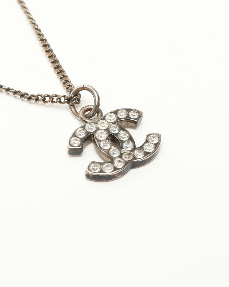 アクセサリー CHANEL Coco Mark Rhinestone Necklace CHANEL Rhinestone Coco Mark Necklace