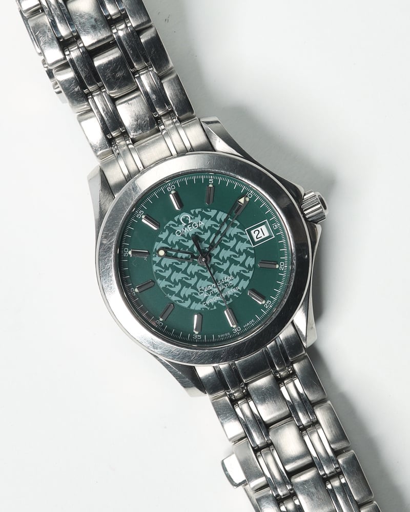 Vintage OMEGA Seamaster Jacques Mayol 36mm Full Set Watch - A