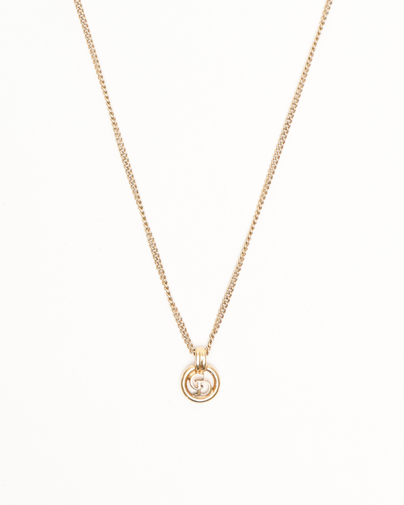 ChrDior GERMANY ネックレス CD Vintage Christian Dior CD Logo Necklace - A Retro Tale