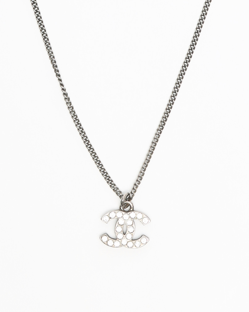 アクセサリー CHANEL Coco Mark Rhinestone Necklace Chanel Coco Mark Rhinestone Necklace Multicolor 05A B | eBay