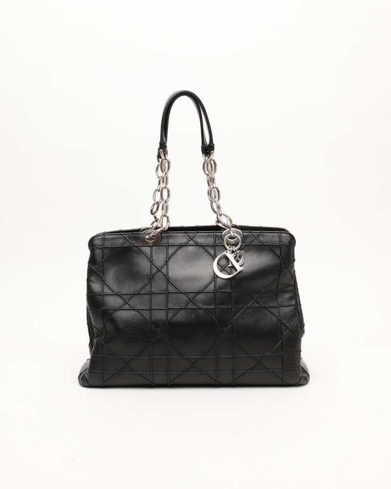 Lady Dior Cannage Dior Tote Vintage Vintage Christian Dior Cannage