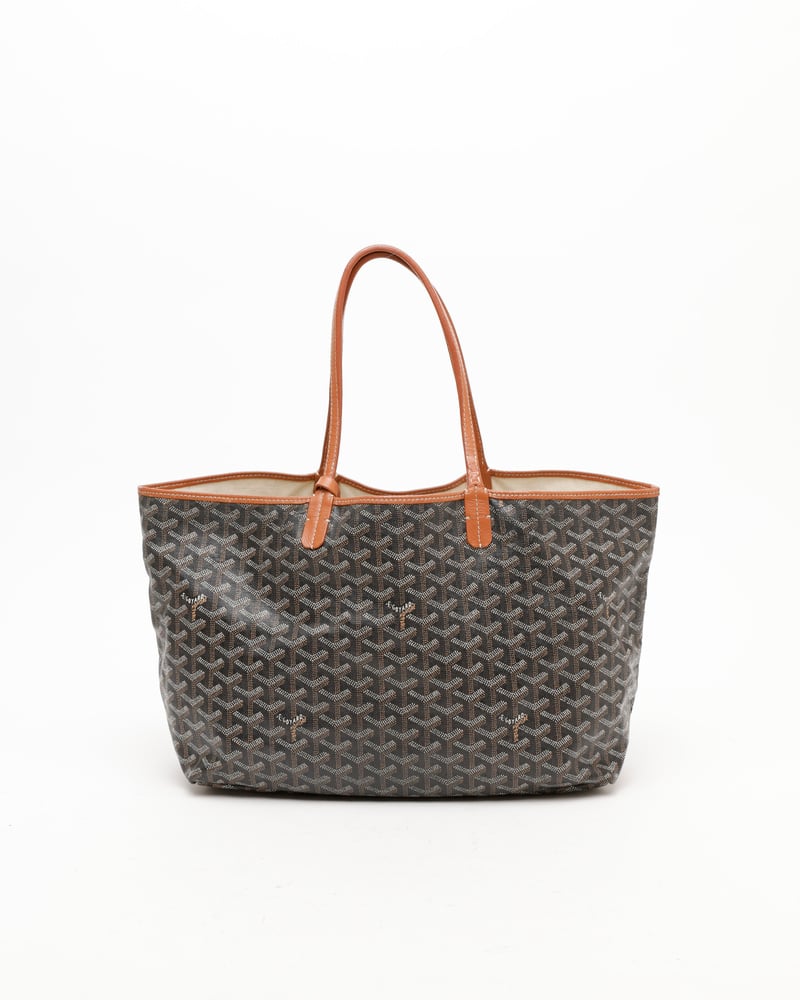 Vintage GOYARD Goyardine Saint Louis PM Tote Bag - A Retro Tale