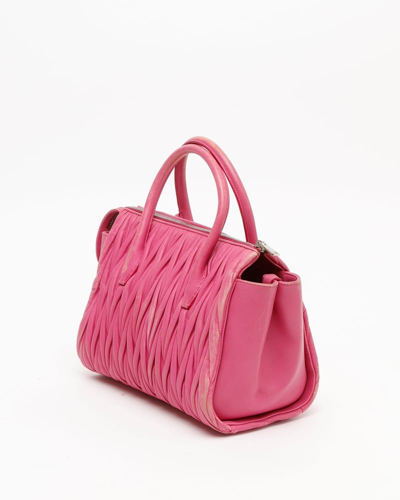 Vintage MIU MIU Matlassé Tote Bag - A Retro Tale