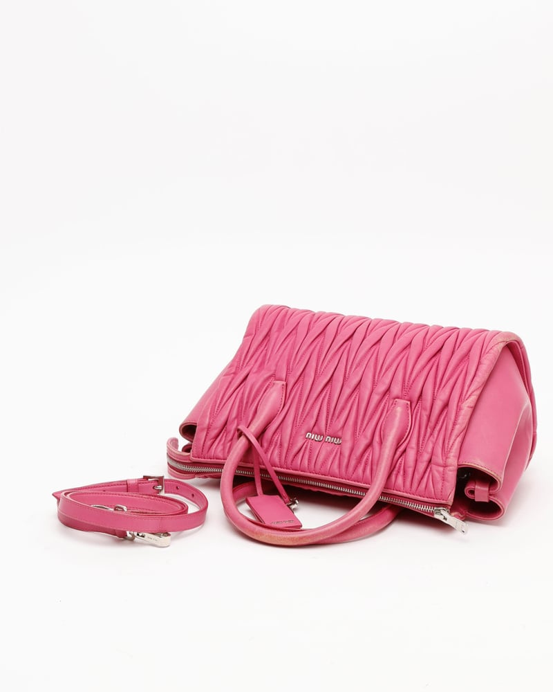 Vintage MIU MIU Matlassé Tote Bag - A Retro Tale