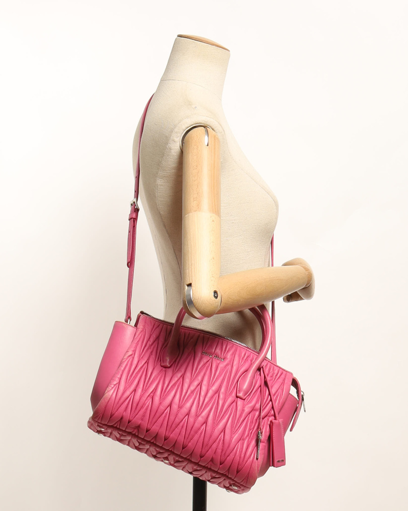 Vintage MIU MIU Matlassé Tote Bag - A Retro Tale