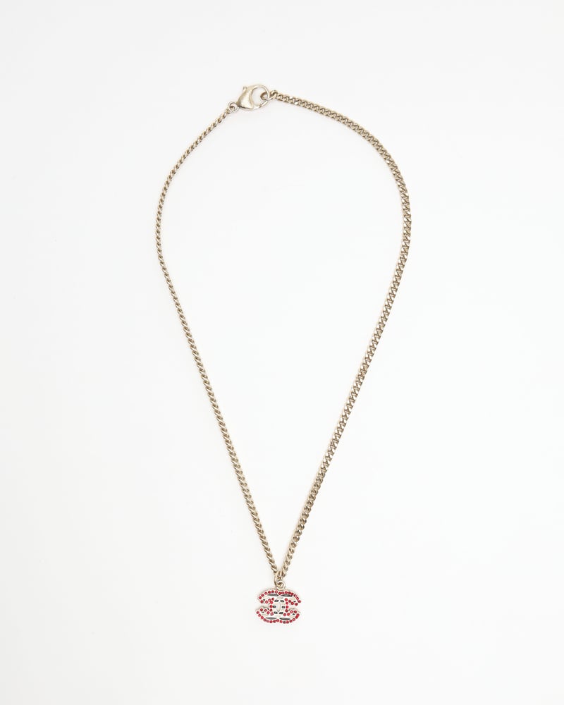 アクセサリー CHANEL Coco Mark Rhinestone Necklace Vintage CHANEL Coco Mark Rhinestone Necklace - A Retro Tale