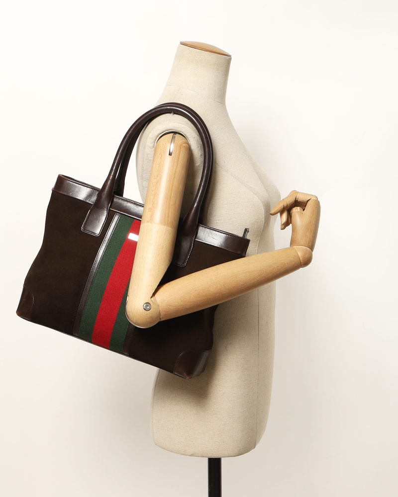Vintage Gucci Sherry Line Tote Bag - A Retro Tale