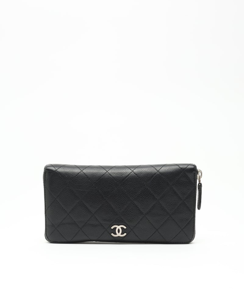 Vintage Chanel Long Zip Around Wallet A Retro Tale