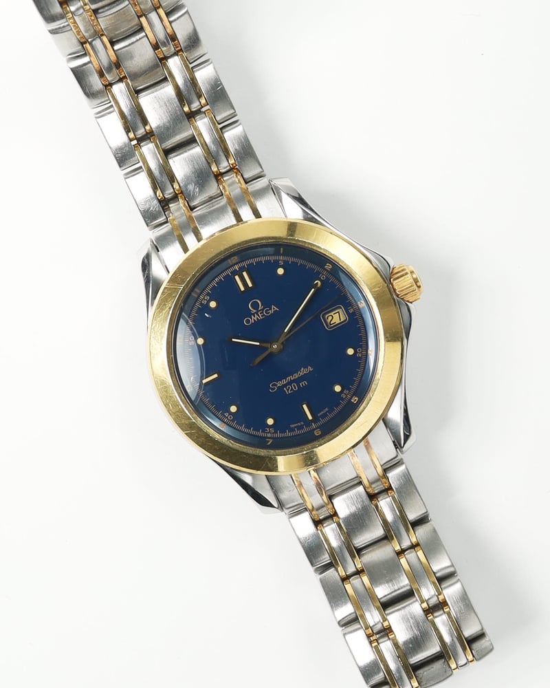 OMEGA Seamaster 120 36mm クォーツ Vintage Omega Seamaster 120 M 36mm Watch - A Retro Tale