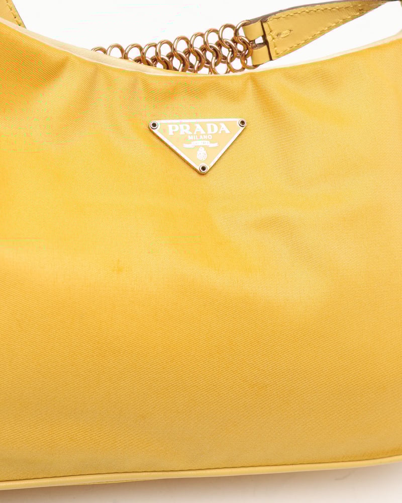 Vintage Prada Tessuto Chain Bag A Retro Tale