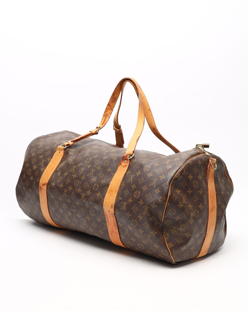 Vintage Louis Vuitton Monogram Sac Polochon 65 Weekend Bag A