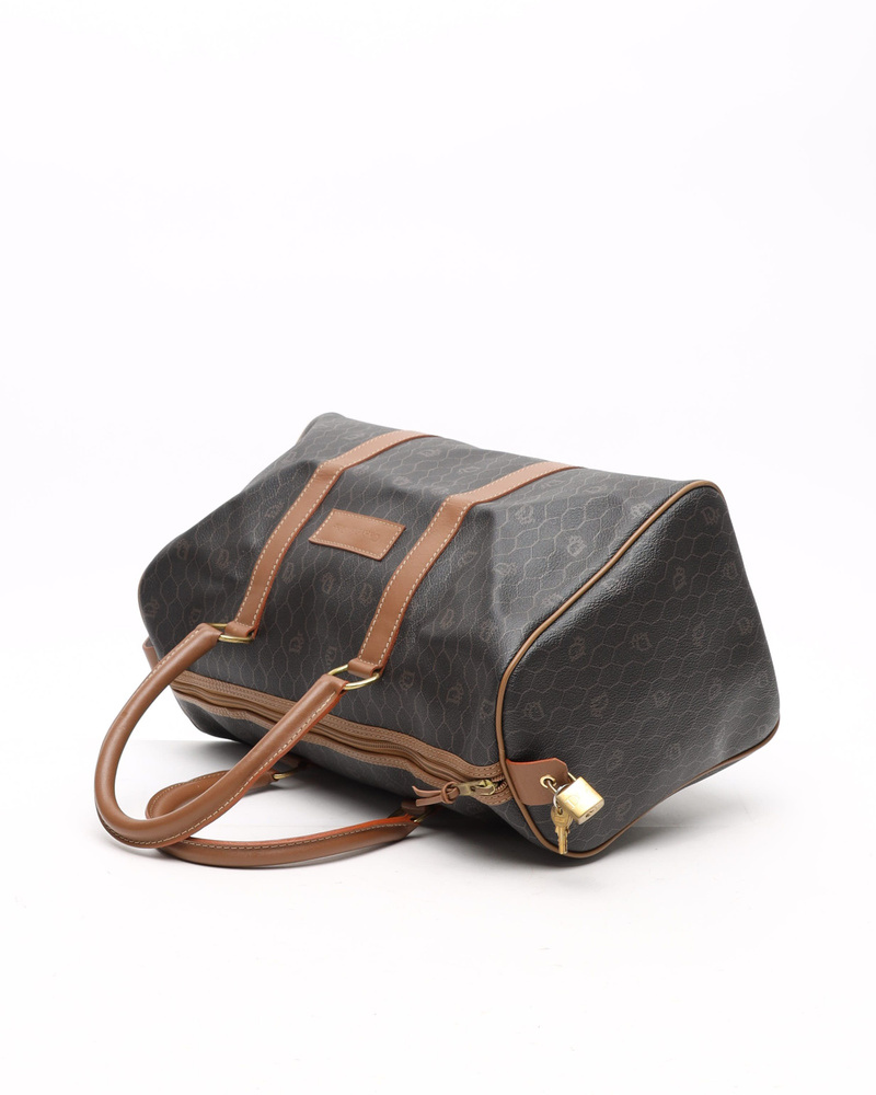 バッグ Christian Dior HONEYCOMB BOSTON HAND BAG Vintage Christian Dior Honeycomb Boston Väska - A Retro Tale