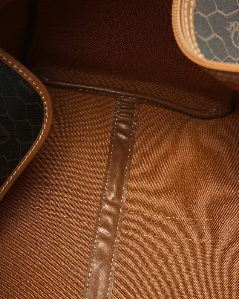 Vintage Christian Dior Honeycomb Boston Väska - A Retro Tale