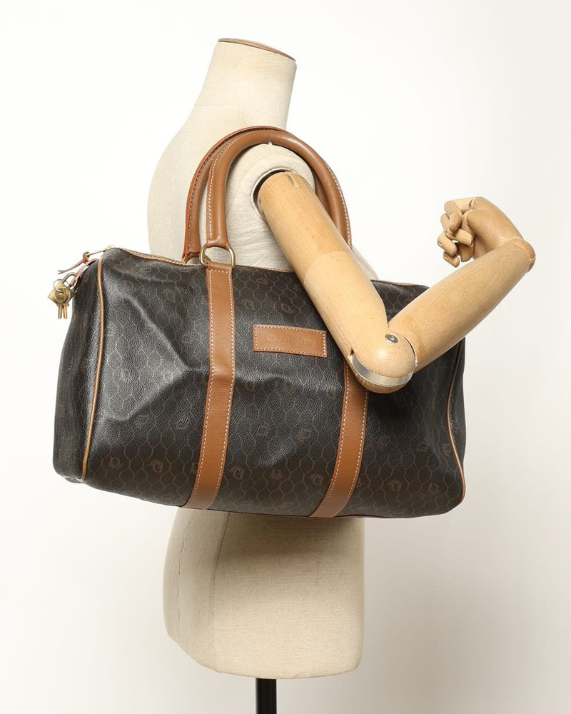 バッグ Christian Dior HONEYCOMB BOSTON HAND BAG Vintage Christian Dior Honeycomb Boston Bag - A Retro Tale