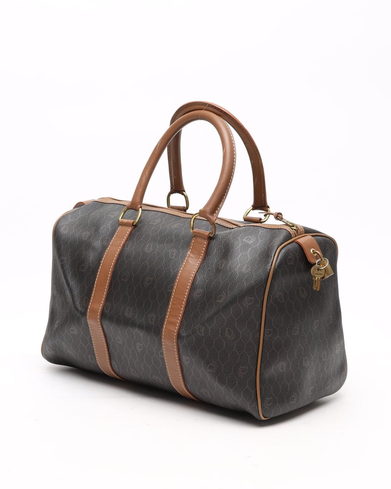 バッグ Christian Dior HONEYCOMB BOSTON HAND BAG Vintage Christian Dior Honeycomb Boston Bag - A Retro Tale