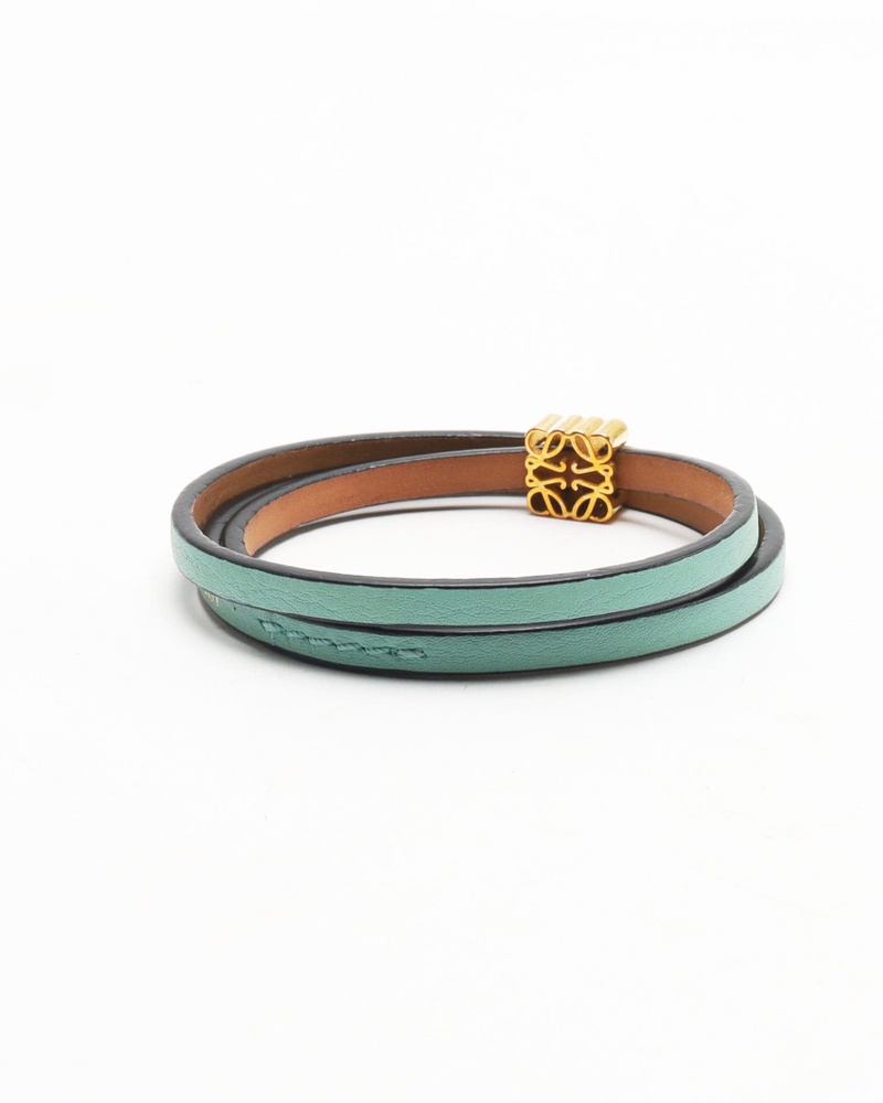 LOEWE ♡ Vintage ♡ anagram bracelet Vintage Loewe Anagram Leather Bracelet - A Retro Tale