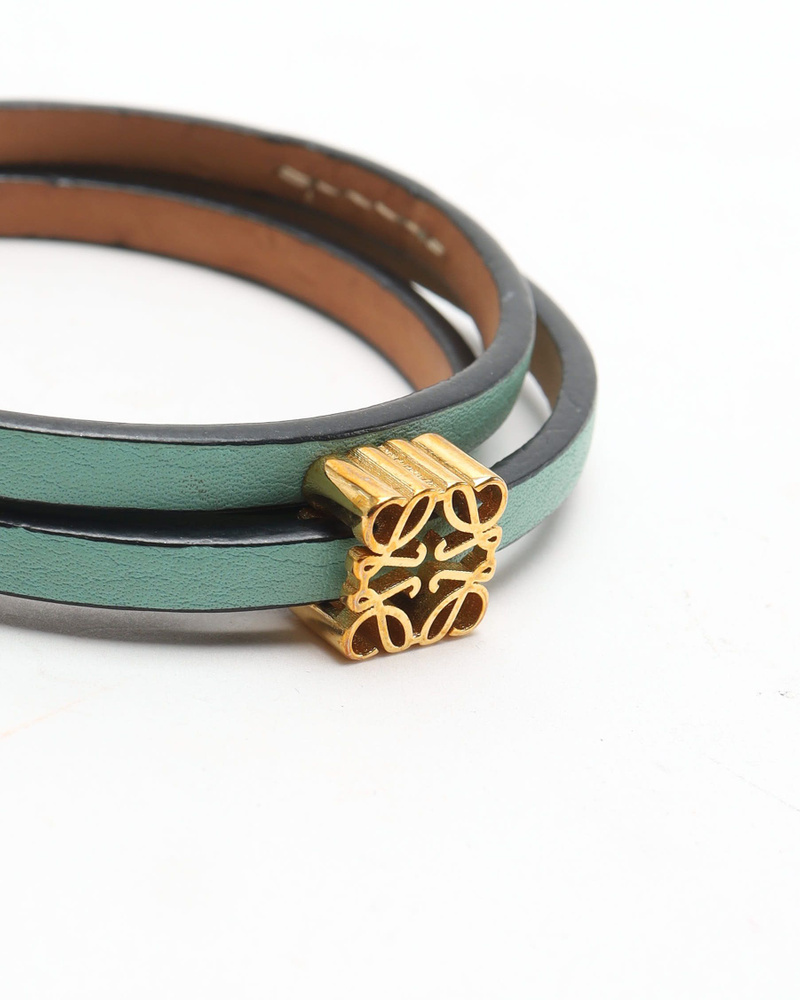 LOEWE ♡ Vintage ♡ anagram bracelet Vintage Loewe Anagram Leather Bracelet - A Retro Tale