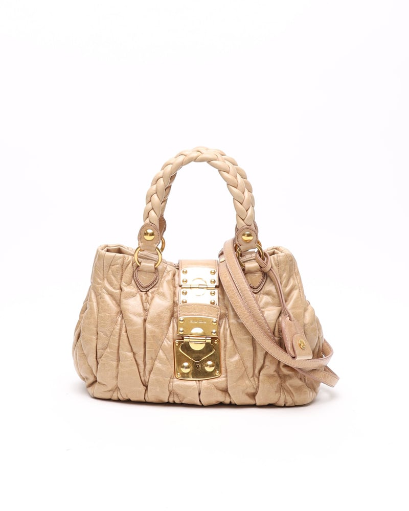 Vintage Miu Miu Matelassé Lux Bag - A Retro Tale