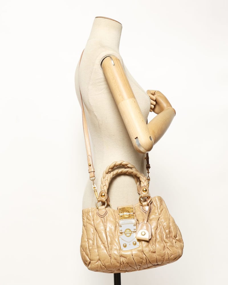 Vintage Miu Miu Matelassé Lux Bag - A Retro Tale