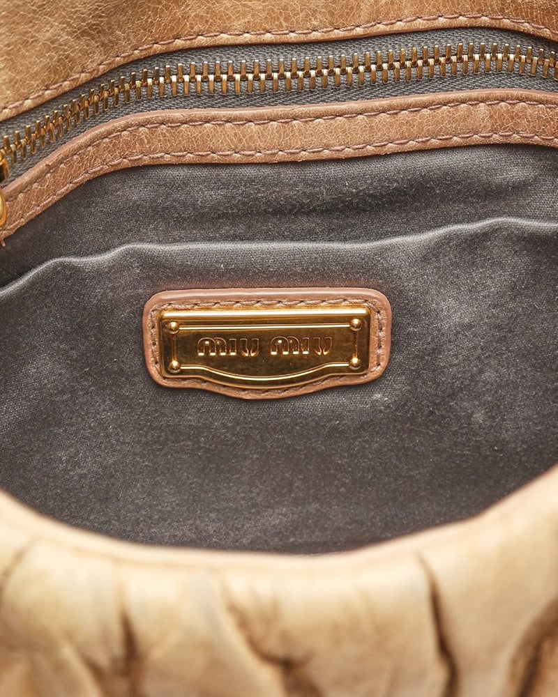 Vintage Miu Miu Matelassé Lux Bag - A Retro Tale