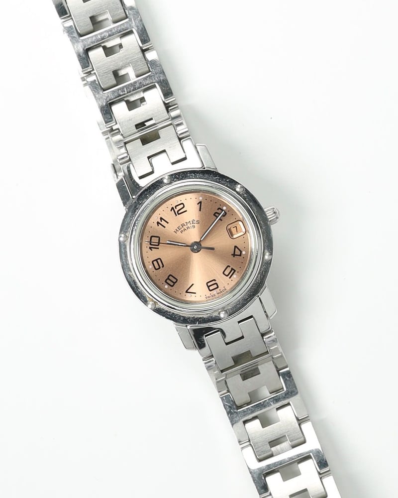 Vintage Hermès Clipper 24mm Ref CL4.210 Watch - A Retro Tale