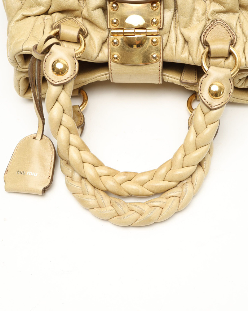 Vintage Miu Miu Matelassé Lux Bag - A Retro Tale