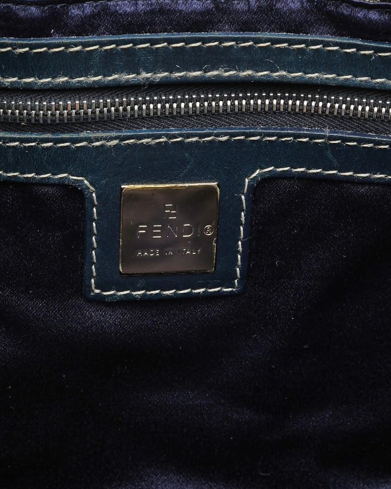 Vintage Fendi Zucchino Shoulder Bag - A Retro Tale
