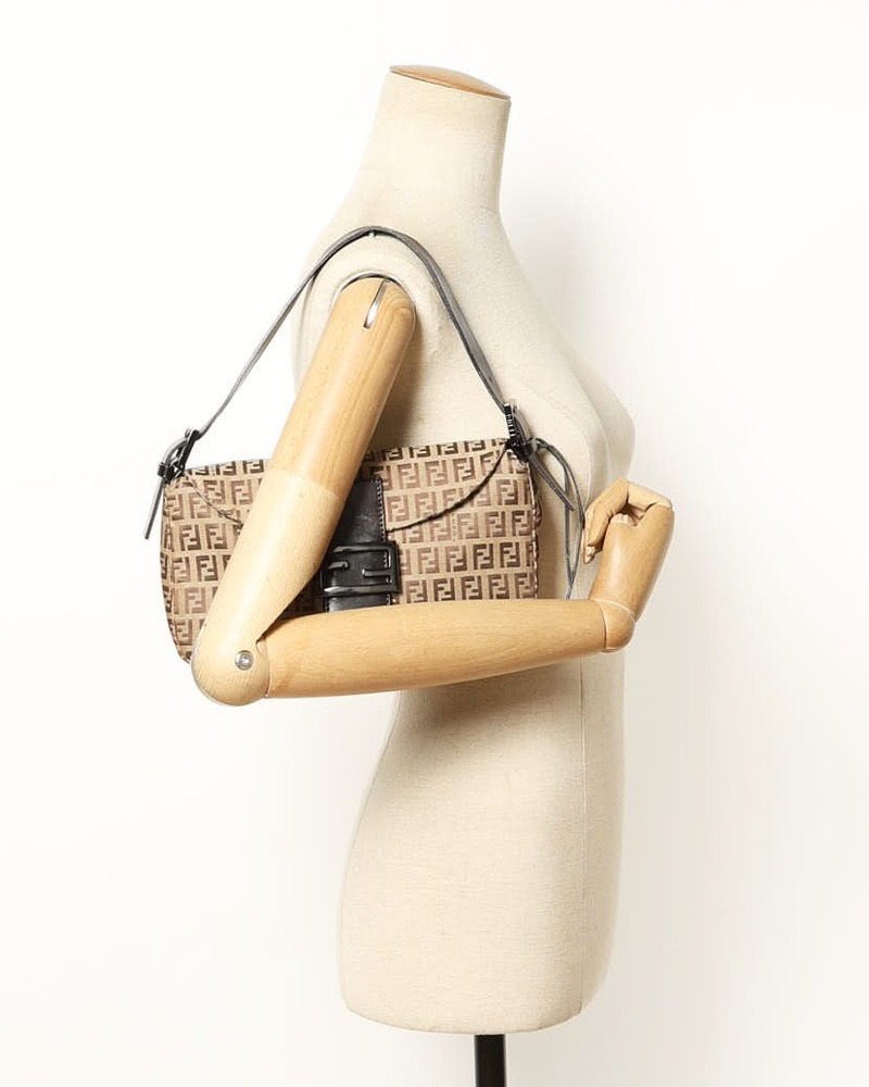 Vintage Fendi Zucchino Shoulder Bag - A Retro Tale