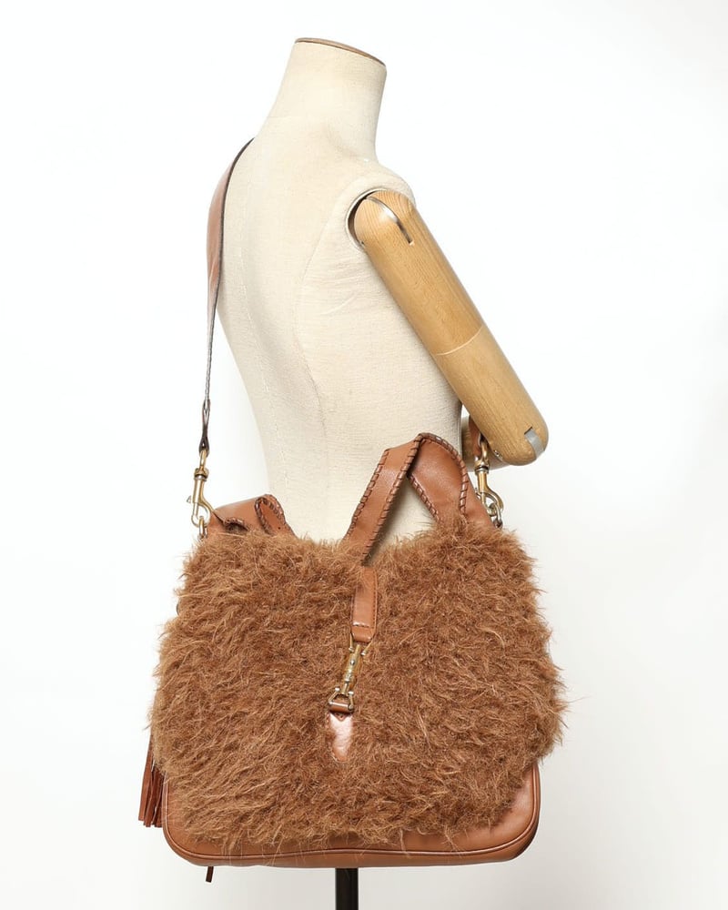 Vintage Gucci New Jackie Fur Bag - A Retro Tale