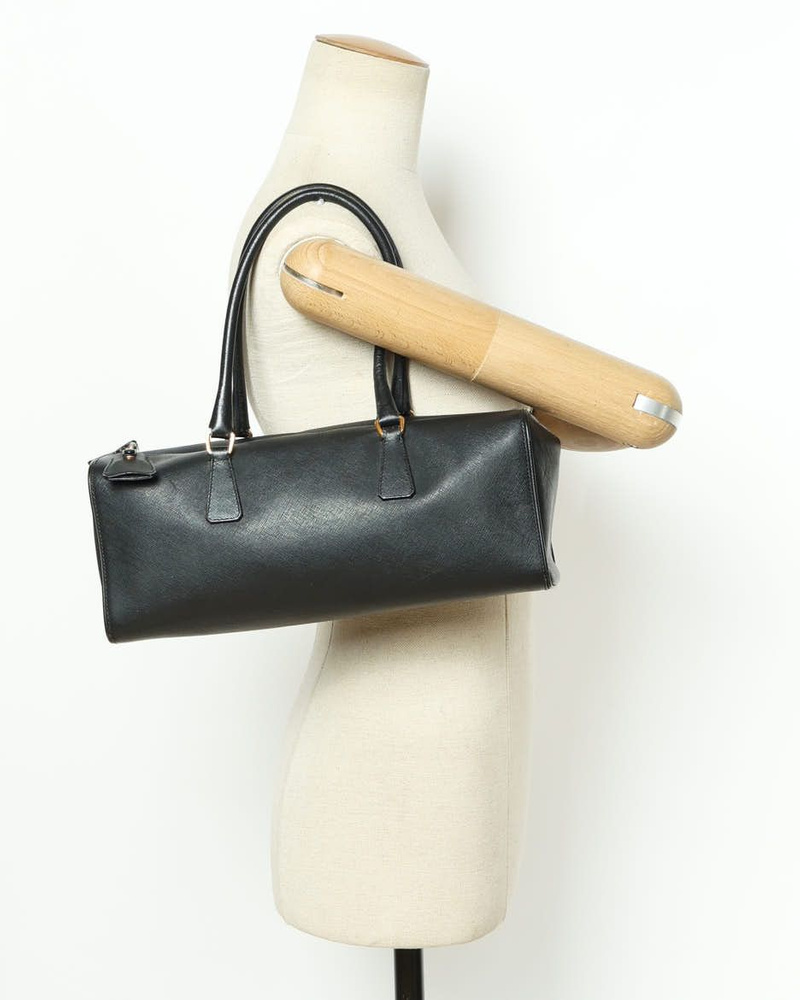 Vintage Prada Saffiano Boston Bag - A Retro Tale