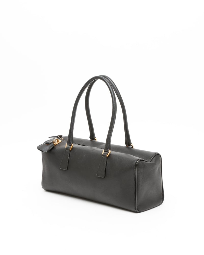 バッグ 05AW PRADA leather boston bag archive Prada Black Saffiano Leather Boston Bag ○ Labellov ○ Buy and