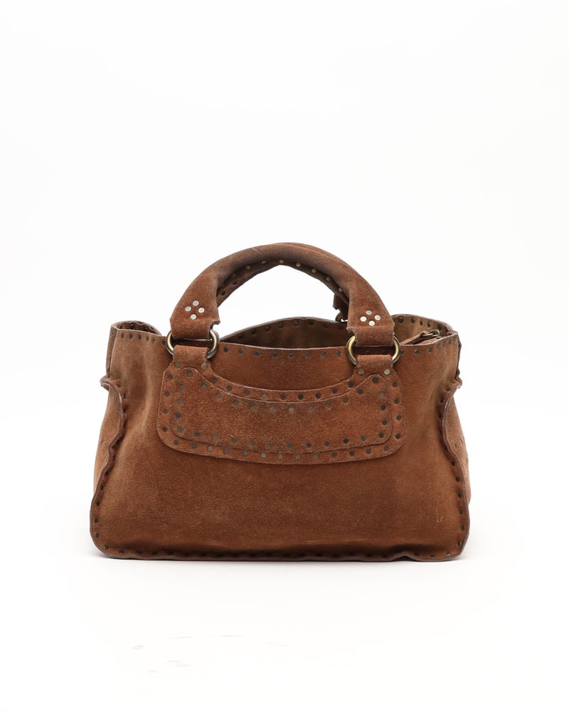Vintage Céline Suede Boogie Bag - A Retro Tale
