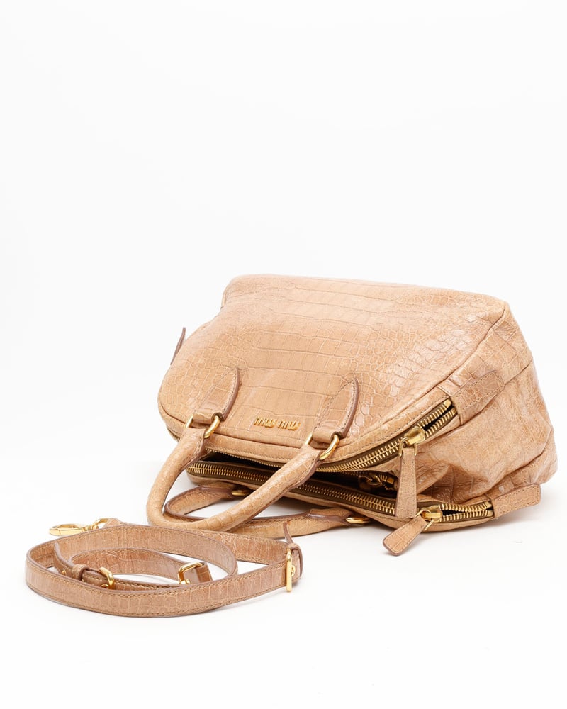 Vintage Miu Miu Vitello Lux Bag - A Retro Tale