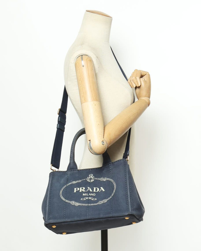 Vintage Prada Denim Canapa Bag - A Retro Tale