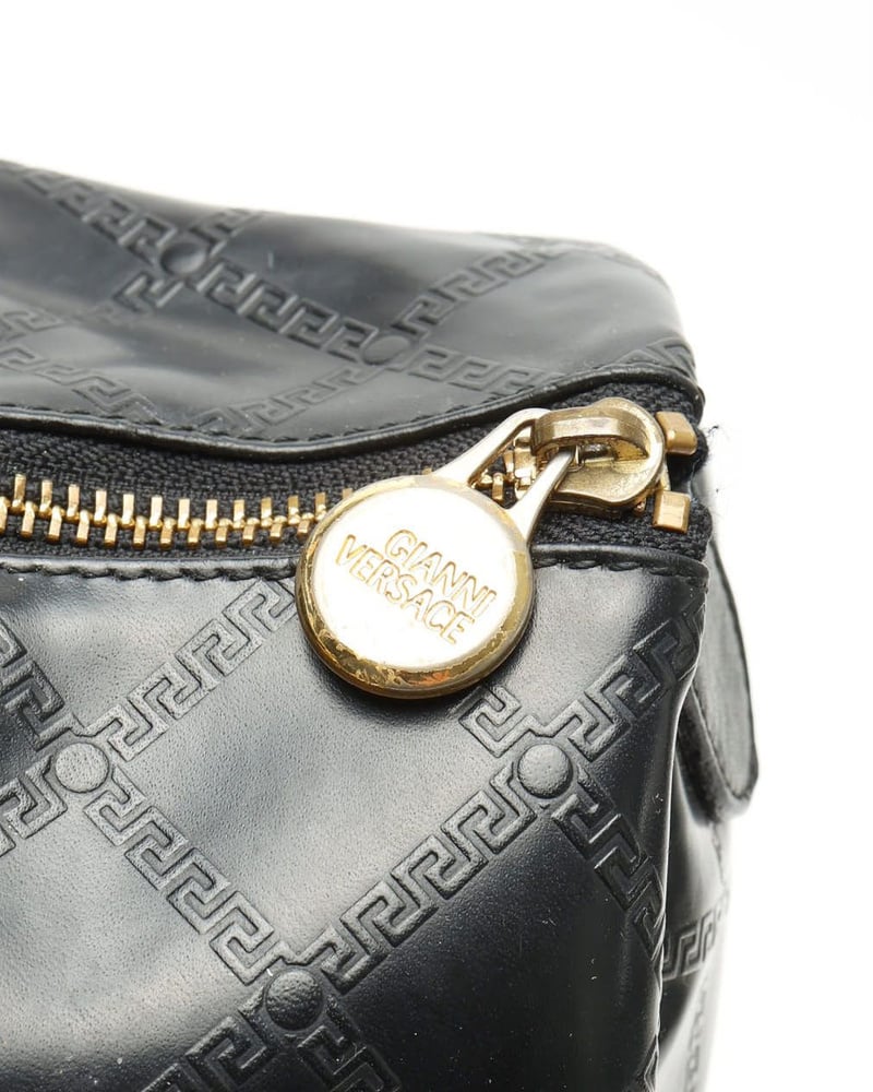 Vintage Versace Sunburst Boston Bag - A Retro Tale