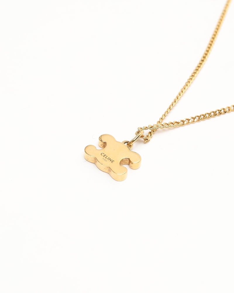 Vintage Céline Triomphe Rhinestone Necklace - A Retro Tale