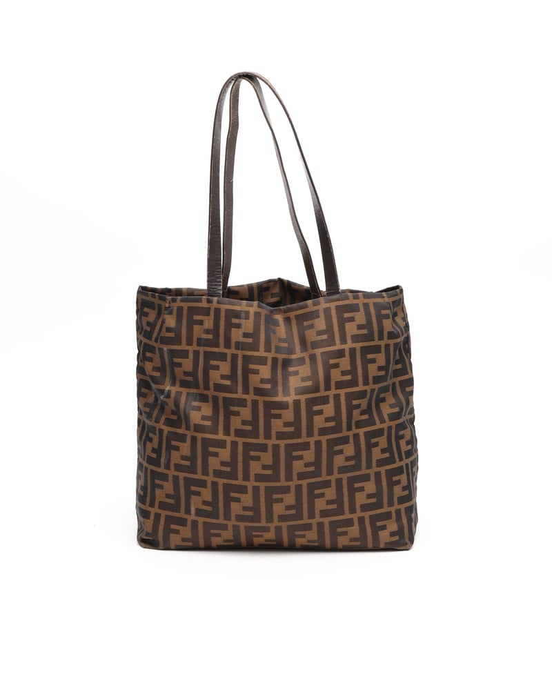 Vintage Fendi Zucca Tote Bag - A Retro Tale