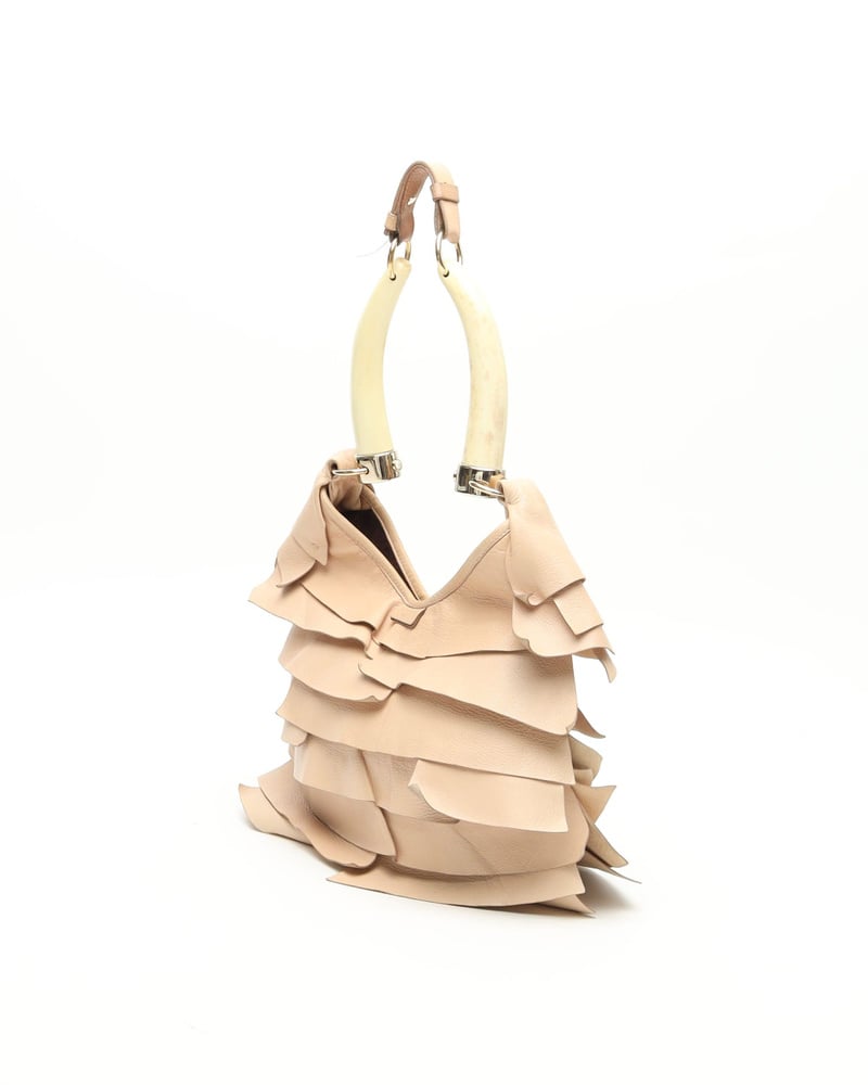 Vintage Saint Laurent St Tropez Mombasa Ruffle Bag - A Retro Tale