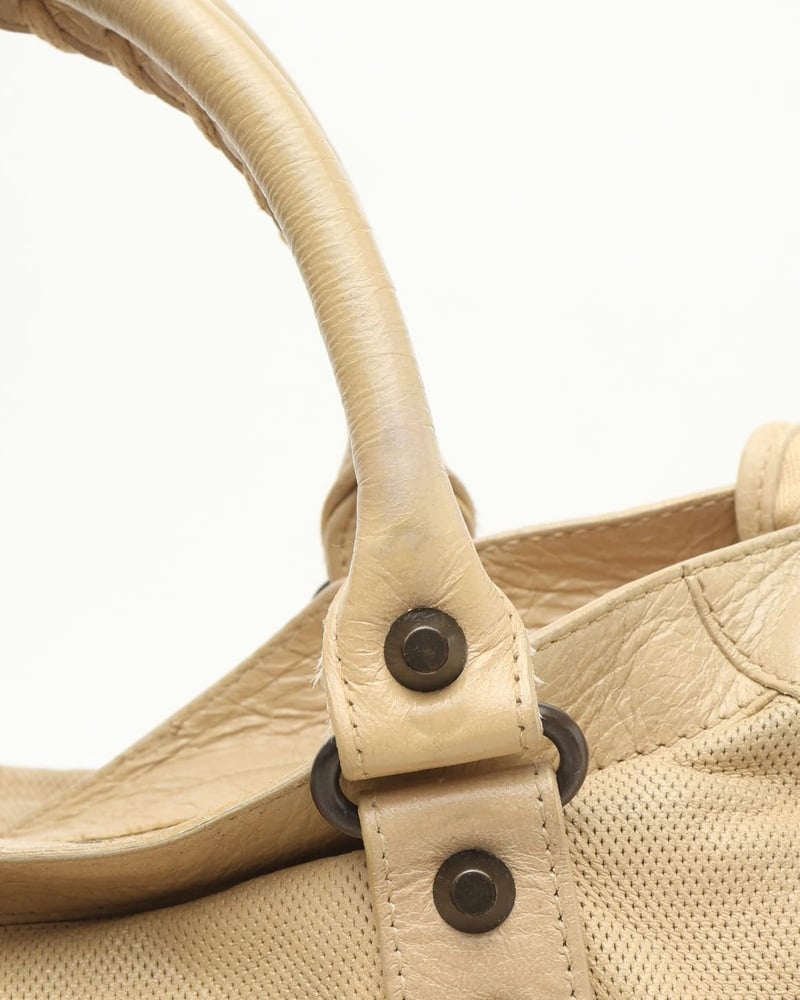 Vintage Balenciaga Perforated Motocross Classic City Bag - A Retro