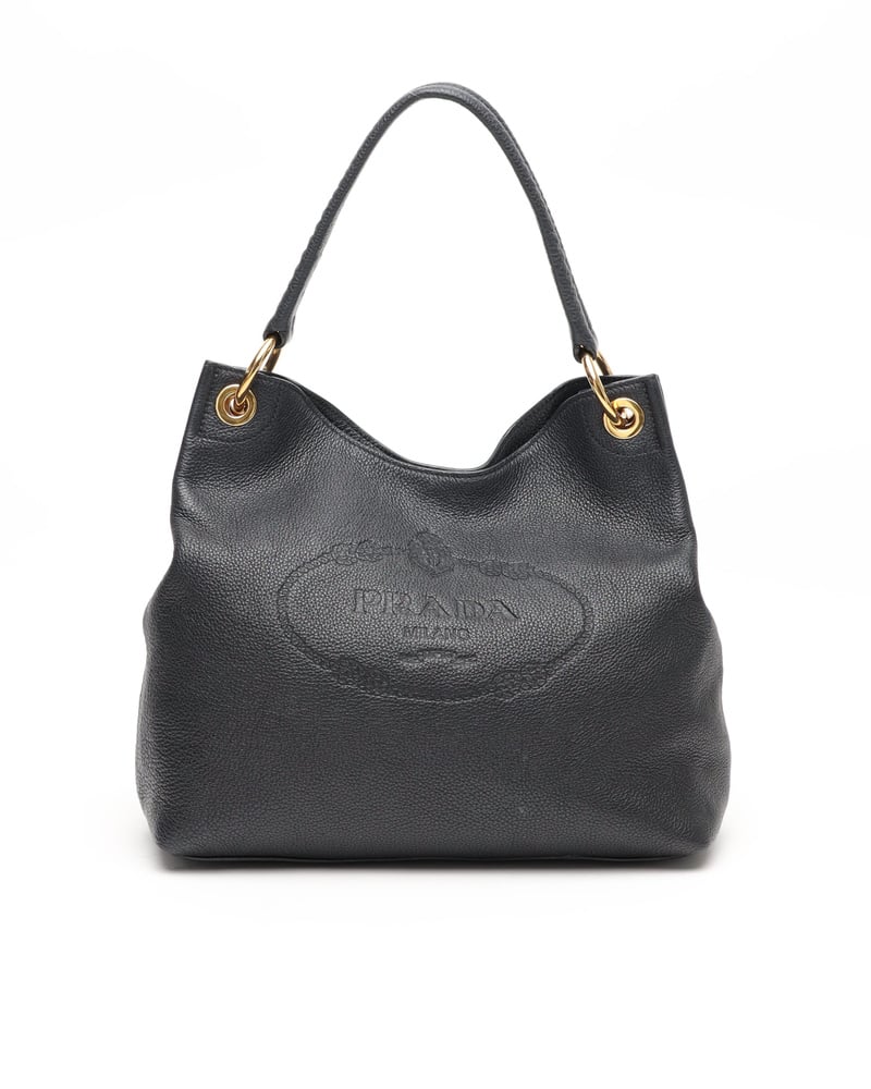 Vintage Prada Vitello Phenix Hobo Bag - A Retro Tale