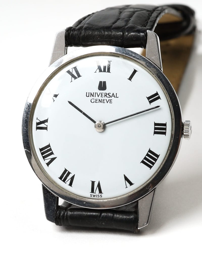 Vintage Universal Genève White Shadow 35mm Ref 842101 Watch A