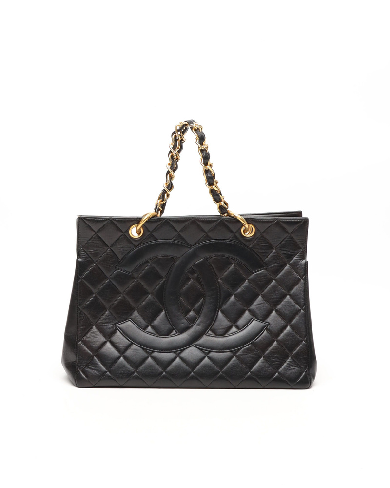 Vintage Chanel CC GST Chain Tote Bag A Retro Tale