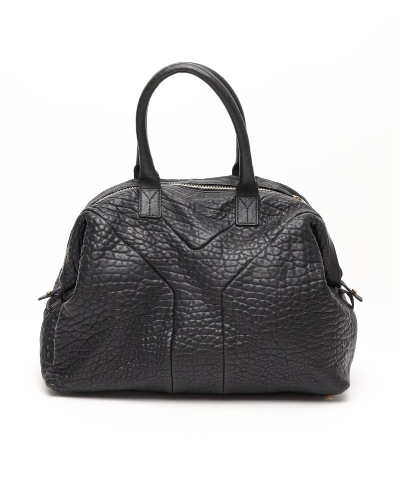 バッグ Yves Saint Laurent / Leather Boston Bag SAC DE JOUR boston in grained leather – small in Black | Saint