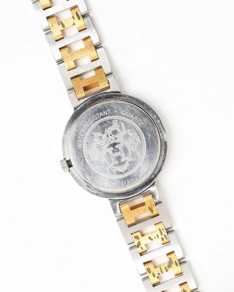 【HERMES】vintage pierce Vintage Hermès Clipper 30mm Full Set Watch - A Retro Tale