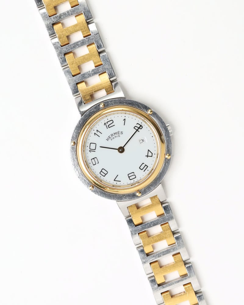 Vintage Hermès Clipper 30mm Full Set Watch - A Retro Tale