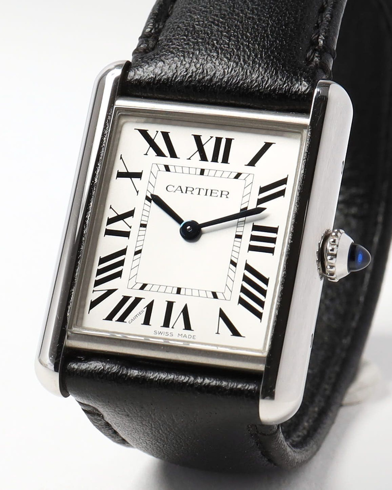 Vintage Cartier Tank Solo 26mm Ref 4366 Full Set Watch - A Retro Tale