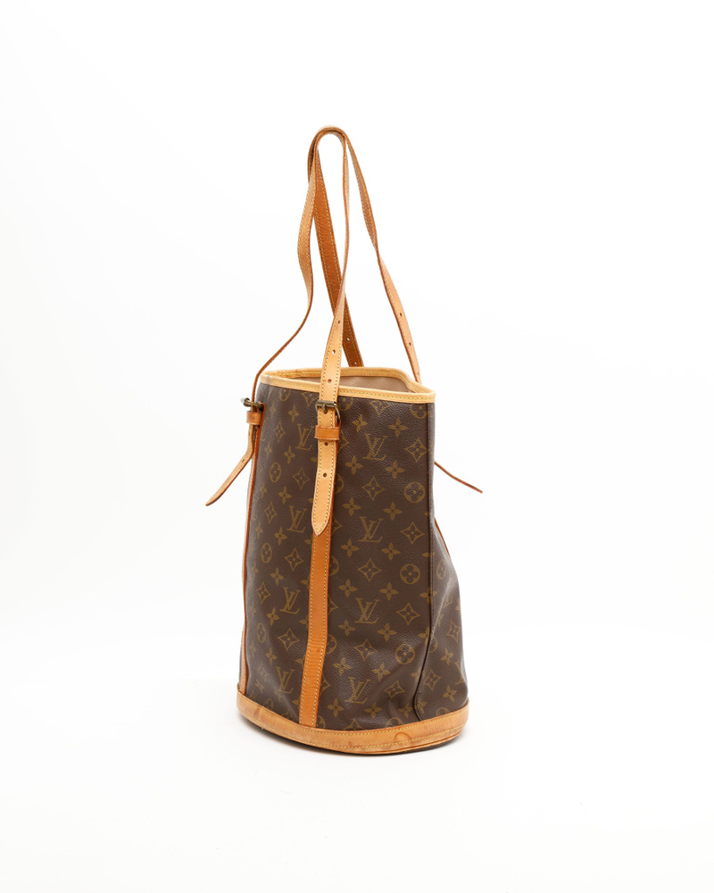Vintage Louis Vuitton Monogram Bucket GM Bag - A Retro Tale
