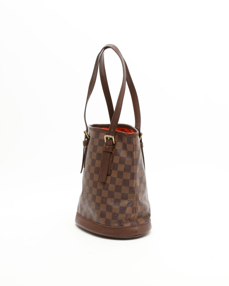 Vintage Louis Vuitton Damier Ebene Marais Bucket Bag A Retro Tale
